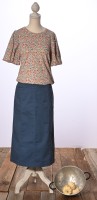 Mod DD Blue Skirt Maxi